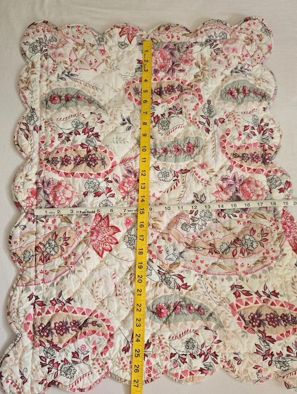 Pottery Barn Elizabeth Paisley Twin Size Sham + Duvet Cover Cottagecore Romantic